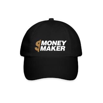 Money Maker - Baseballkappe - Schwarz/Schwarz - Vorne
