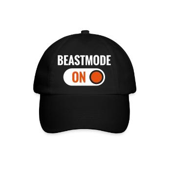 Beast Mode - Baseballkappe - Schwarz/Schwarz - Vorne
