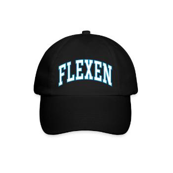 Flexen - Baseballkappe - Schwarz/Schwarz - Vorne