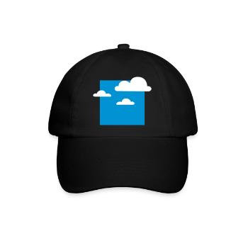 Clouds in heaven - Baseballkappe - Schwarz/Schwarz - Vorne