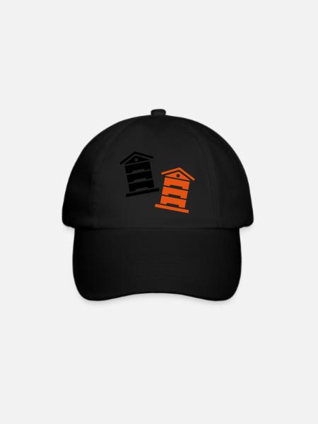 Honig Imker - Baseballkappe - Schwarz/Schwarz