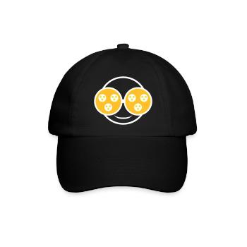 Blind vor Coolness | Blinde Blind Man - Baseballkappe - Schwarz/Schwarz - Vorne