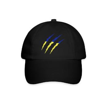 Krallen Ukraine - Baseballkappe - Schwarz/Schwarz - Vorne