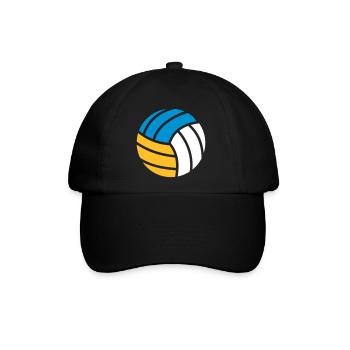 Beachvolleyball - Baseballkappe - Schwarz/Schwarz - Vorne