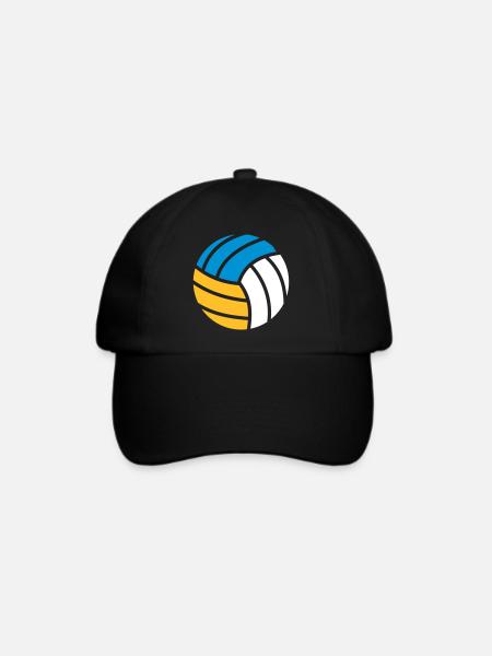 Beachvolleyball - Baseballkappe - Schwarz/Schwarz