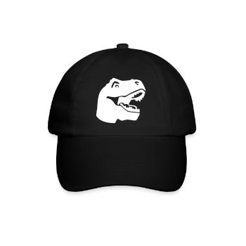 T-Rex - Baseballkappe - Schwarz/Schwarz - Vorne