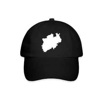 Nordrhein Westfalen - Baseballkappe - Schwarz/Schwarz - Vorne