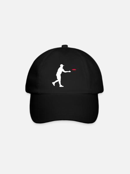 Discgolf - Baseballkappe - Schwarz/Schwarz