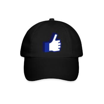 Like 3D - Baseballkappe - Schwarz/Schwarz - Vorne