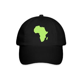 Africa - Baseballkappe - Schwarz/Schwarz - Vorne