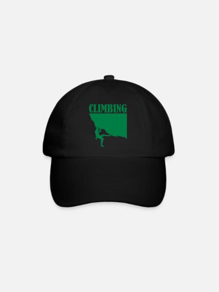 climbing - Baseballkappe - Schwarz/Schwarz