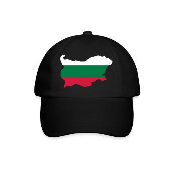 Bulgarien - Baseballkappe - Schwarz/Schwarz - Vorne