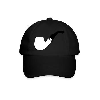 Pfeife - Baseballkappe - Schwarz/Schwarz - Vorne