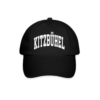 Kitzbühel - Baseballkappe - Schwarz/Schwarz - Vorne
