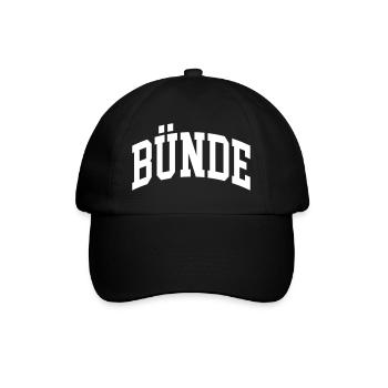 Bünde - Baseballkappe - Schwarz/Schwarz - Vorne