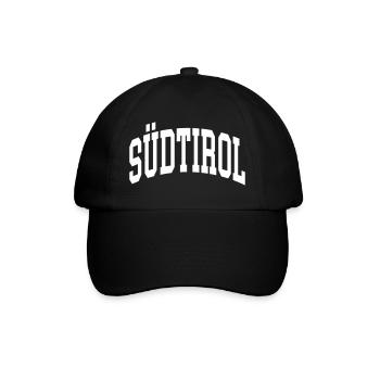 Südtirol - Baseballkappe - Schwarz/Schwarz - Vorne