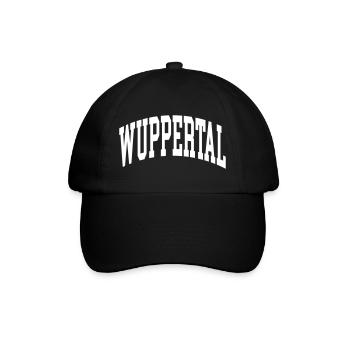 Wuppertal - Baseballkappe - Schwarz/Schwarz - Vorne