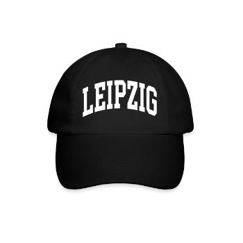 Leipzig - Baseballkappe - Schwarz/Schwarz - Vorne