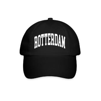 Rotterdam - Baseballkappe - Schwarz/Schwarz - Vorne