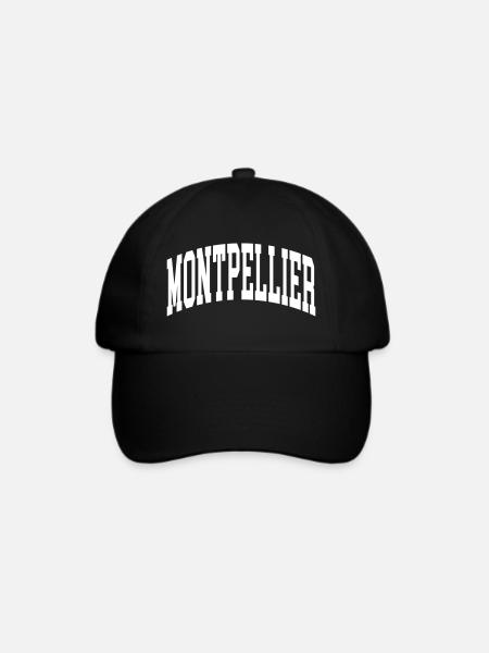 Montpellier - Baseballkappe - Schwarz/Schwarz
