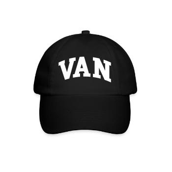 Van - Baseballkappe - Schwarz/Schwarz - Vorne