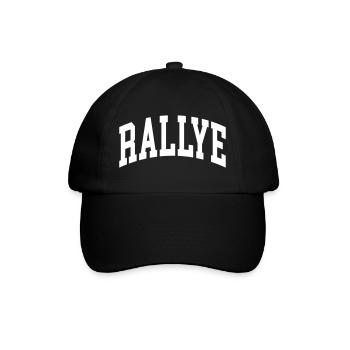 Rallye - Baseballkappe - Schwarz/Schwarz - Vorne