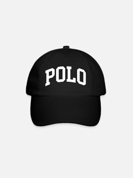 Polo - Baseballkappe - Schwarz/Schwarz