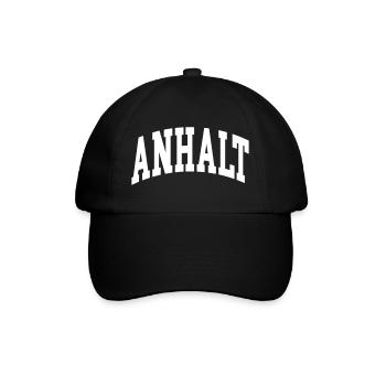 Anhalt - Baseballkappe - Schwarz/Schwarz - Vorne