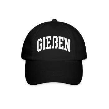 Gießen - Baseballkappe - Schwarz/Schwarz - Vorne