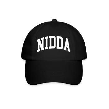 Nidda - Baseballkappe - Schwarz/Schwarz - Vorne