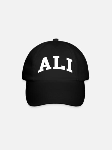 Ali - Baseballkappe - Schwarz/Schwarz