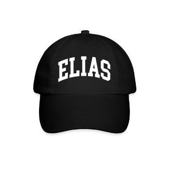 Elias - Baseballkappe - Schwarz/Schwarz - Vorne