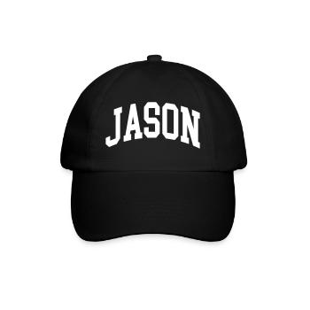 Jason - Baseballkappe - Schwarz/Schwarz - Vorne