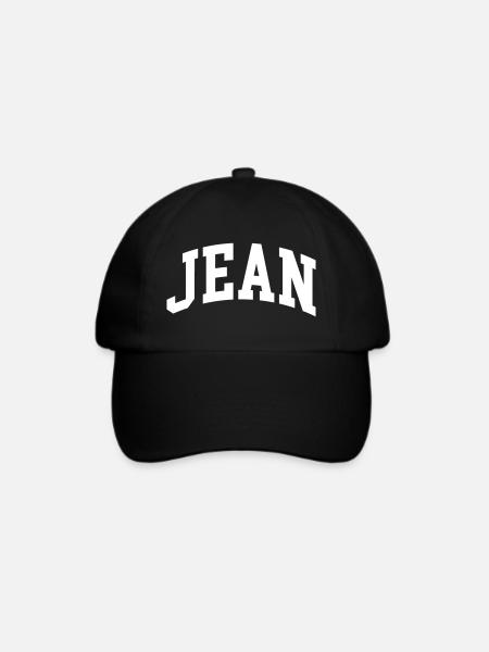 Jean - Baseballkappe - Schwarz/Schwarz