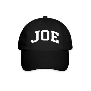 Joe - Baseballkappe - Schwarz/Schwarz - Vorne