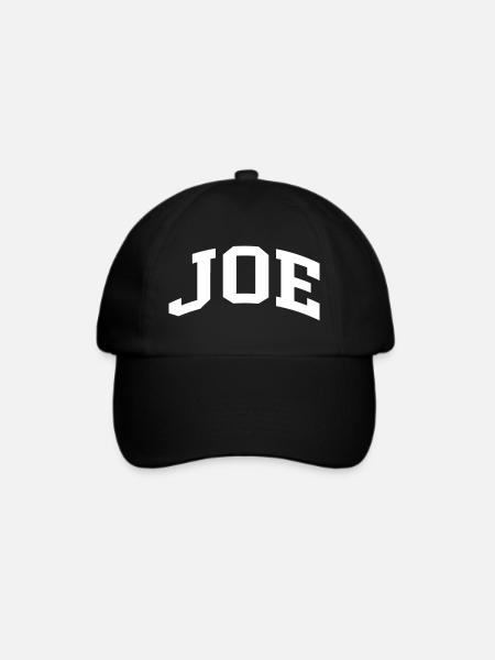 Joe - Baseballkappe - Schwarz/Schwarz