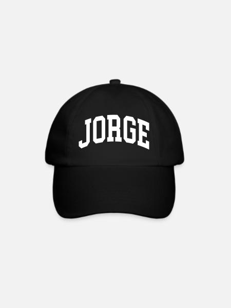 Jorge - Baseballkappe - Schwarz/Schwarz
