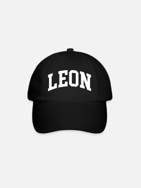 Leon - Baseballkappe - Schwarz/Schwarz