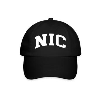 Nic - Baseballkappe - Schwarz/Schwarz - Vorne