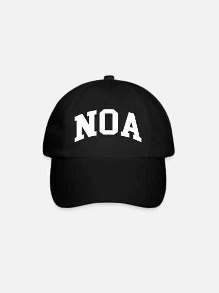 Noa - Baseballkappe - Schwarz/Schwarz