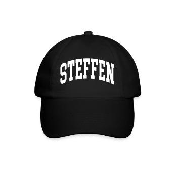 Steffen - Baseballkappe - Schwarz/Schwarz - Vorne