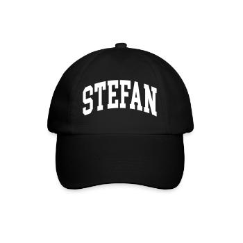 Stefan - Baseballkappe - Schwarz/Schwarz - Vorne