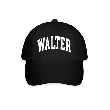 Walter - Baseballkappe - Schwarz/Schwarz - Vorne
