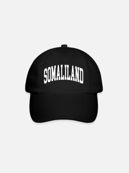 Somaliland - Baseballkappe - Schwarz/Schwarz
