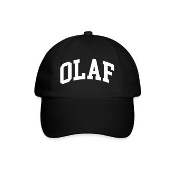 Olaf - Baseballkappe - Schwarz/Schwarz - Vorne