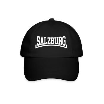 Salzburg - Baseballkappe - Schwarz/Schwarz - Vorne