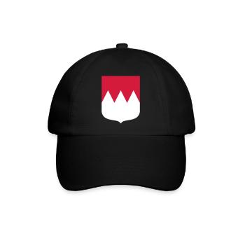 Franken - Baseballkappe - Schwarz/Schwarz - Vorne