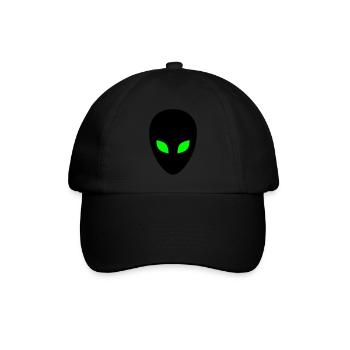 Alien - Baseballkappe - Schwarz/Schwarz - Vorne