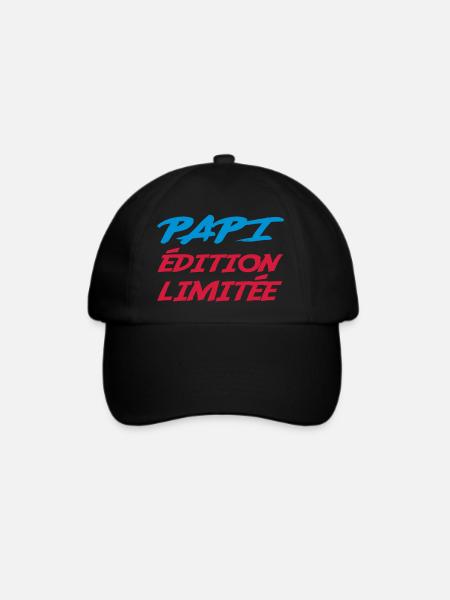 PAPI Limitierte Auflage - Baseballkappe - Schwarz/Schwarz