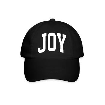 Joy - Baseballkappe - Schwarz/Schwarz - Vorne